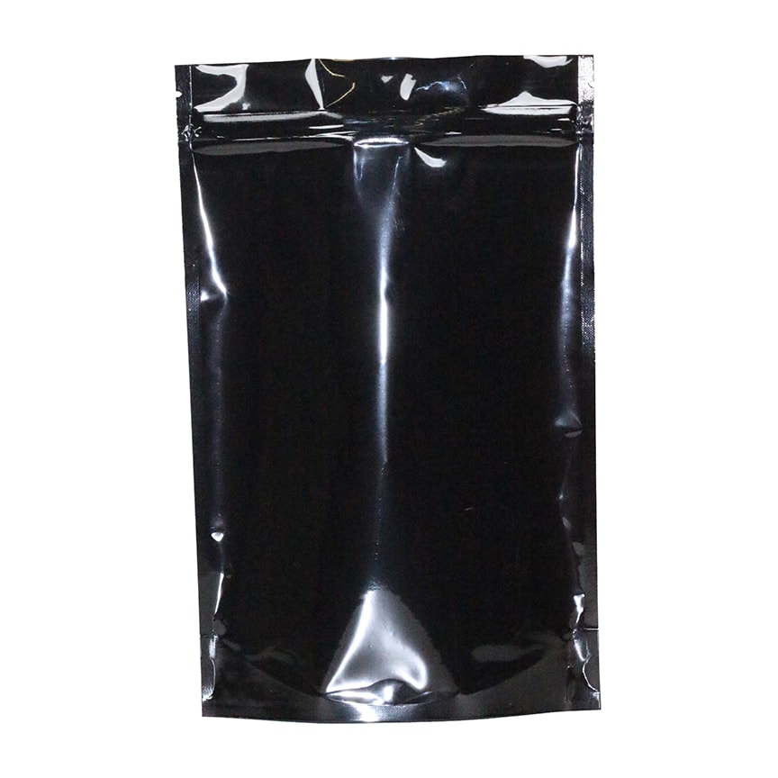 1 Ounce Odor Free Mylar Dispensary Bags Black, 1000 pcs