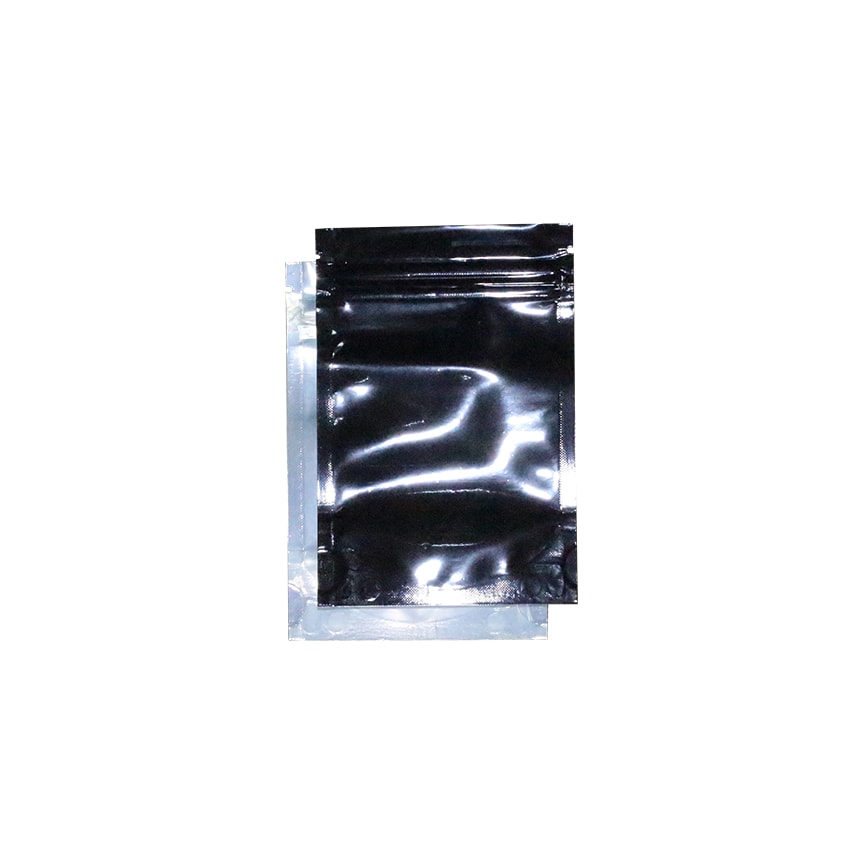 thumbnail image 2 of PrimePacks Clear Silver Mylar QuickQlick™ Bags - 3.3x5.5 Inch (8.5x14cm) - Resealable, 3 Mil - Various Quantities Available 2 of 4