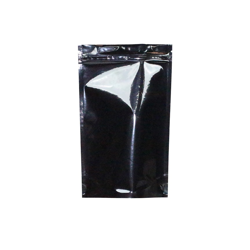 1/2 oz Odor Free Mylar Dispensary Bags - Black/Clear, 1000 pc