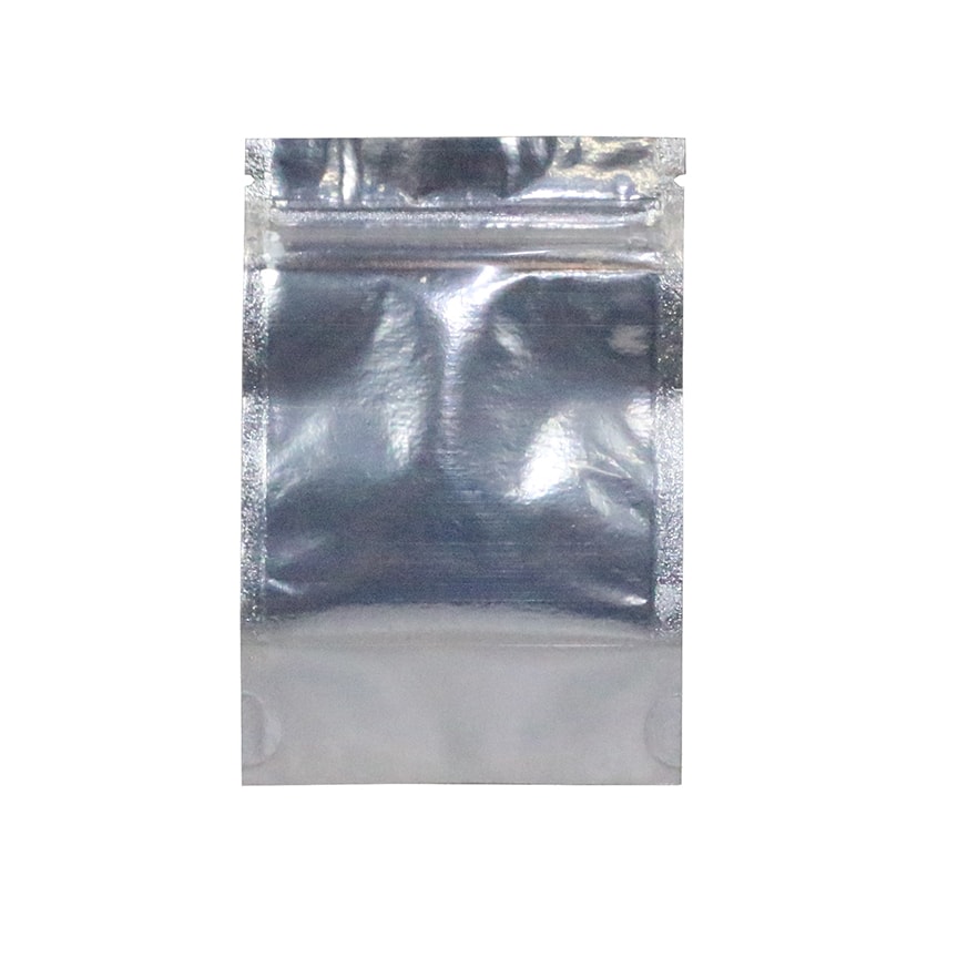 1/8 Ounce Mylar Dispensary Bags Kraft/Clear, 1000 pieces