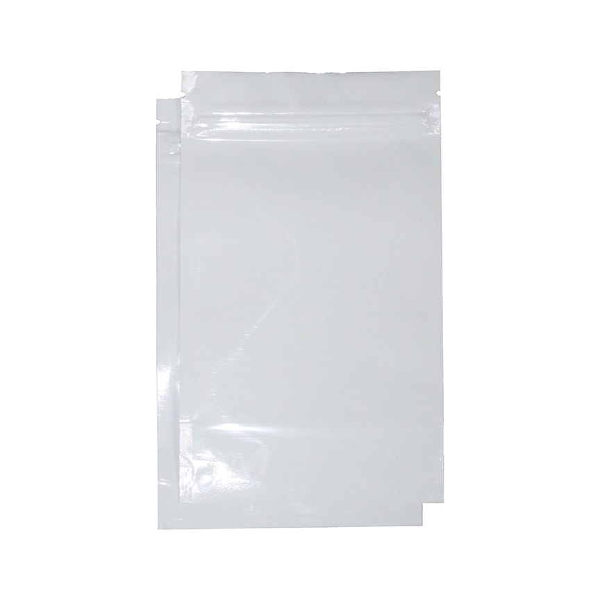 1/4 Ounce White/White Mylar Bags - (1,000 pcs) | Bulk Wholesale ...