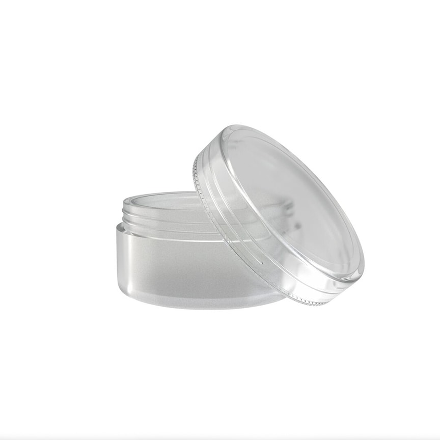 5ml Plastic Concentrate Containers w/ White Silicone Insert (1000Qty ...