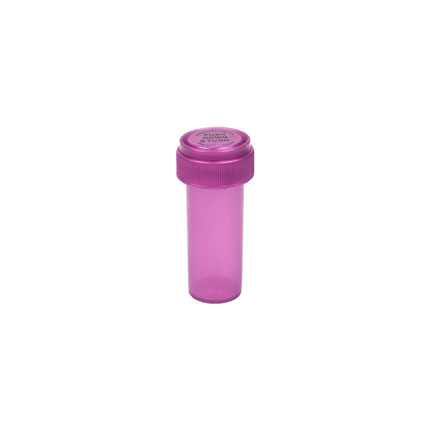 8 Dram Opaque Pink Reversible Cap Vials (410qty) Wholesale Dispensary