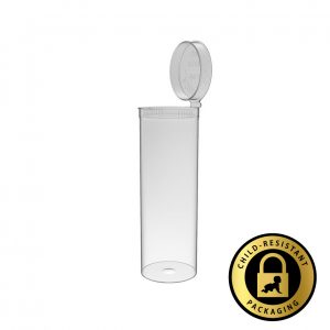 60 Dram Clear Pop Top Bottles
