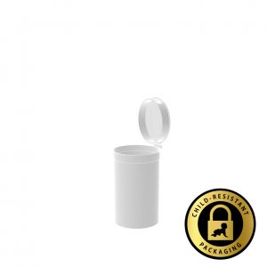 30 Dram Opaque White Pop Top Bottles