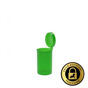 30 Dram Green Pop Top Bottles