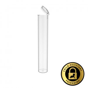 109mm Clear Pre Roll Tubes (600Qty)