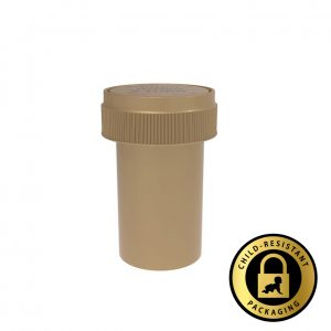 20 Dram Opaque Gold Reversible Cap Vials (240qty)