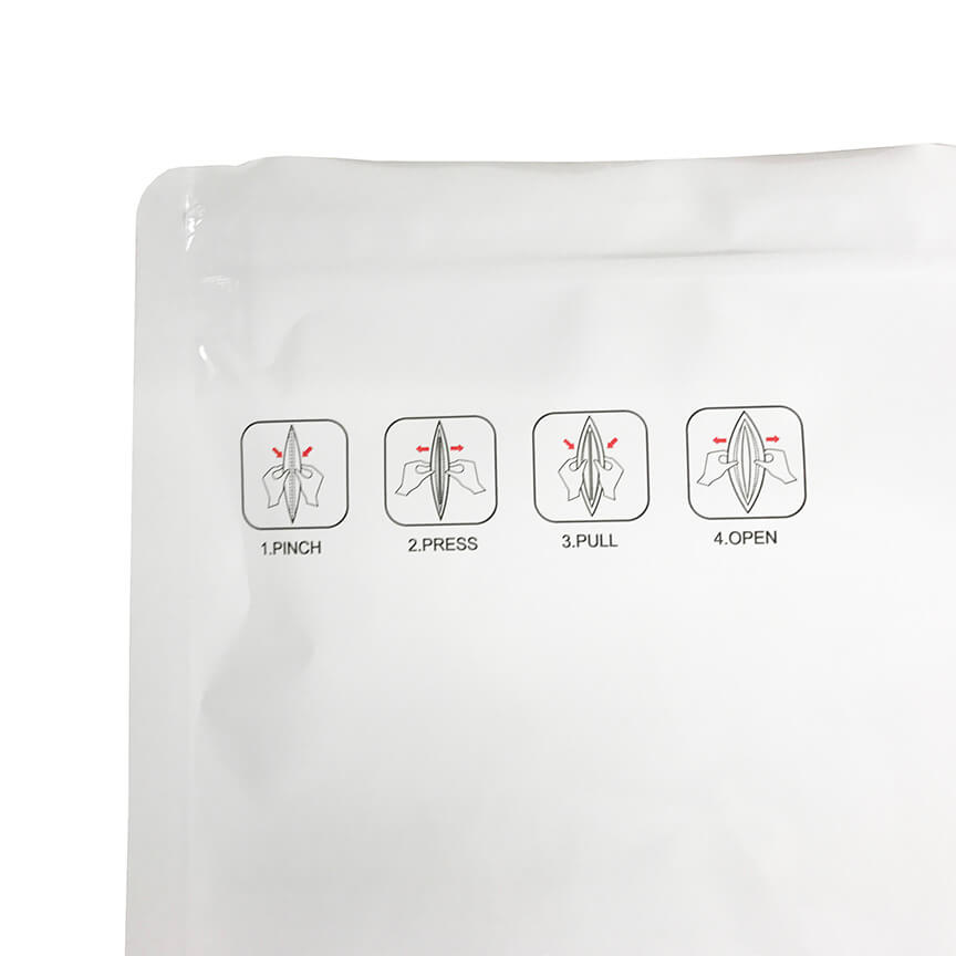 14.6x16.4+4 Extra Large Child Resistant 1-3 lbs Exit Bags All White –  Green Tech Packaging, Inc.