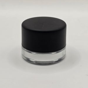 5ml Clear Jar W/ Child Resistant Black Lid (504Qty)
