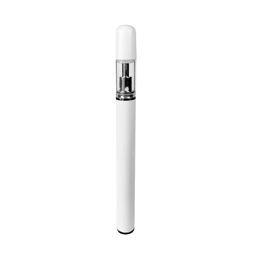 White Ceramic Tip .5ml Disposable Vape Pen Bulk Wholesale Marijuana Packaging, Vape Cartridges
