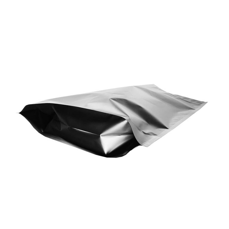 1lb Matte Black Mylar Bags Bulk Wholesale Marijuana Packaging, Vape