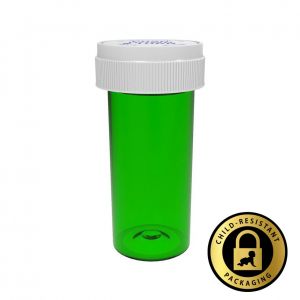 40 Dram Green Reversible Vials (150qty)