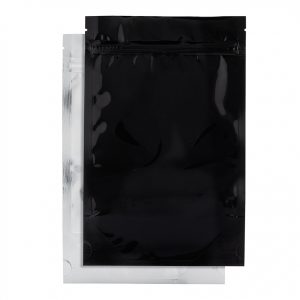 1oz Black/Clear Mylar Dispensary Bags (1,000Qty)