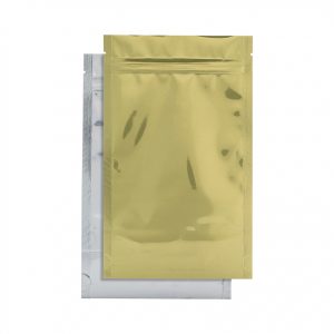 1/2oz Gold/Clear Mylar Dispensary Bags (1000Qty)