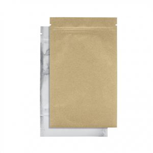 1/2oz Kraft/Clear Mylar Dispensary Bags (1,000Qty)