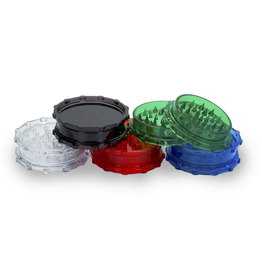 Plastic Grinders Assorted Colors 100 Count Bulk