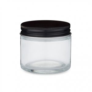 2oz Black Aluminum Cap "Baller Jar" (240Qty)