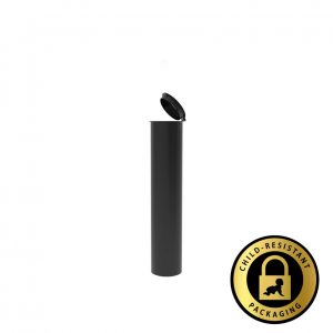 73mm Opaque Black Vape Cartridge Tubes (1500Qty)