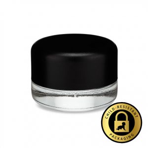 5ml Container W/ Child Resistant Black Lid (400Qty)