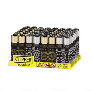 Assorted Clipper Lighters “Money Hemp” (48Qty)