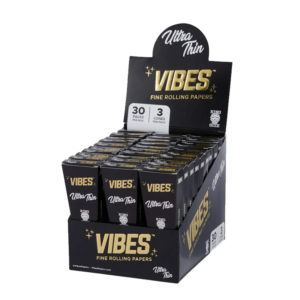 VIBES Cones Box Black/Ultra Thin King Size 109mm