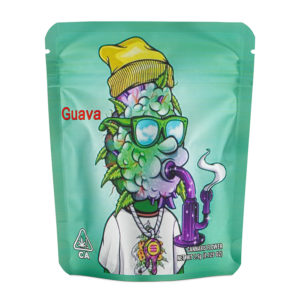 1/8oz "Guava" Mylar Trapper Bags (50Qty)
