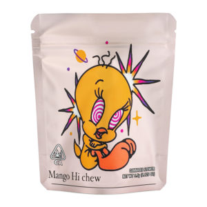 1/8oz "Tweety Bird" Mylar Trapper Bags (50Qty)